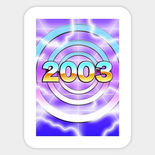 Electronic 2003 Sticker